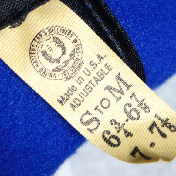 Vintage Fleece United Hatters Hats Snapback Cap Small - Medium 6 3/4 - 7 1/8 - Picture 4 of 4